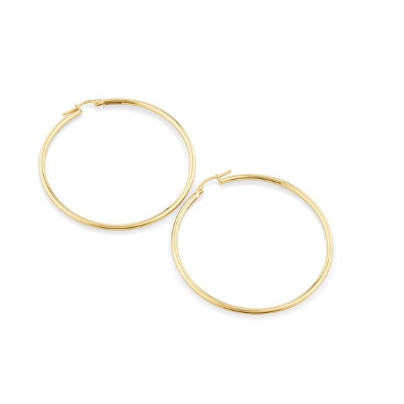 *Sold* 14kt Gold Hoop earrings - Picture 1 of 13
